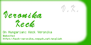 veronika keck business card